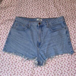 Forever 21 Light Blue Jean Shorts
